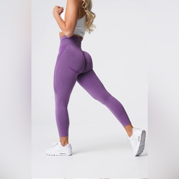NVGTN Violet Contour Seamless Leggings - Picture 4 of 5